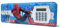 Shifaa Enterprise Multipurpose Magnetic Pencil Box with Calculator & Dual Sharpener for Girls & Boys for School | Big Size Cartoon Printed Pencil Case for Kids (Spiderman Blue)Plastic,Pack of 1 set