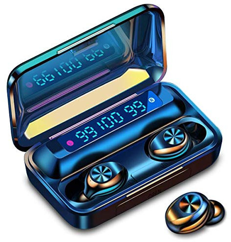 Bluetooth 5.1 Kopfhörer In-Ear kompatibel mit Samsung Galaxy S25 S24 S23 S22 S21 S20 S10 S9 S8 S7 S6 FE Stereo LED Anzeige Wireless Headset Ladebox