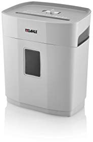 Dahle PaperSAFE 140 Paper Shredder (10 Sheets, Oil-Free, Jam Protection, Cross-Cut, for Home-Office) Grey,36.6 x 34.7 x 21.7cm