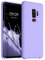 kwmobile Hülle kompatibel mit Samsung Galaxy S9 Plus Hülle - Silikon Handy Case - Handyhülle weiche Oberfläche - kabelloses Laden - Lavendel