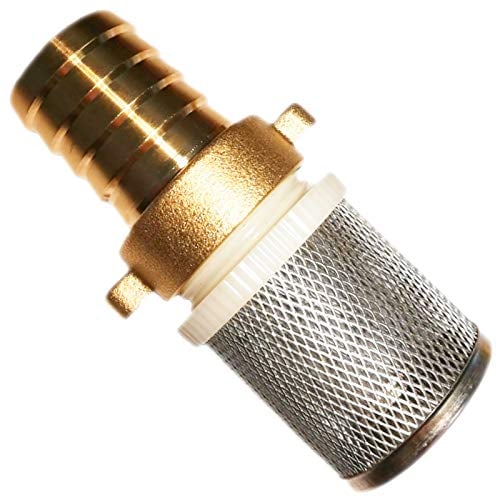 Schlauchverschraubung Messing mit Filter + TülleØ ca.10mm für 3/8 Schlauch