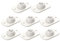 YARNOW Klebstoff Swivel Rollen| 8 Pcs Mini Swivel R?der Mini Rollen Klebstoff Kunststoff Castor Stick Auf Rollen für Mülleimer Baby Spielzeug Auto Tuch Bin Bewegen Karton Möbelrollen