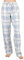 JTPW Women's 100% Cotton Super Soft Flannel Pajama/Lounge Bottoms with Pockets, Blue Cream Plaid, Size: S