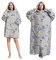 JULGIRL Übergroße tragbare Decke für Damen und Herren Sherpa-Fleece, Dicker Warmer Kapuzenpullover mit Riesentasche, super gemütlicher Riesen-Decken-Hoodie für Teenager, Mädchen, Jungen