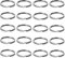 20 Stück Schlüsselring,Schlüsselanhänger,DIY Schlüsselanhänger Zubehör,für Schlüssel,Halsketten,Armbänder,Ohrringe,Basteln,Ornamente und DIY-Kunst(28mm)