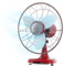Cecotec Ventilador de Sobremesa EnergySilence 1090 RetroDesk Design. 40W de potencia, 12 Pulgadas, Diseño único y elegante, 3 Aspas aerodinámicas, 3 Velocidades, Oscilación 80º, Inclinación ajustable