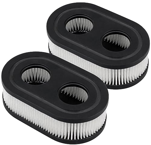 LOCOPOW 2 Stück Luftfilter Rasenmäher für Briggs & Stratton Motoren 550E 550EX Eco-Plus 575EX Series Ersetzt 4247 5432 5432K Motor 798339 798452 593260 093000er 09P0000er