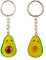 Beequ Llaveros Originales para Mujer y Hombre con Diseño de Aguacate. Llavero Divertido para Parejas ideas de Regalos Originales para Mujer. Set de 2 Llaveros para Regalo