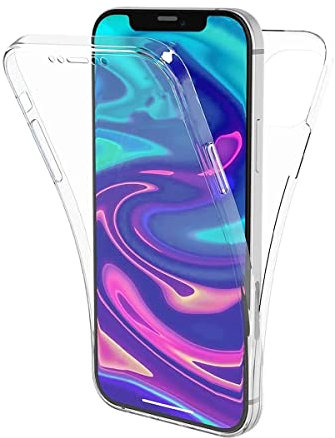 Todotumovil Funda TPU 360 para Apple iPhone 12 Pro Carcasa Transparente Completa Doble Cara para movil