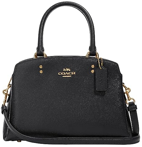 COACH Mini Lillie Carryall, schwarz, Schwarz