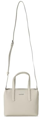 Calvin Klein Damen Umhängetasche Mini Tote Klein, Elfenbein (Dk Ecru), Einheitsgröße