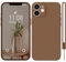HGH für iPhone 12 Mini Hülle Silikon mit Lanyard, Handyhülle für iPhone 12 Mini Ultra Dünne Rundumschutz mit Weichem Microfiber-Innenfutter Kratzfest Schutzhülle für iPhone 12 Mini Dunkel Braun