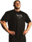 Satire Gym - Pump Cover Gym Shirt Men's Oversize - Sports Shirt Men for Bodybuilders - Fitness T-Shirt as Pump Cover T-Shirt for Bodybuilding, Black - You Vs. You, L