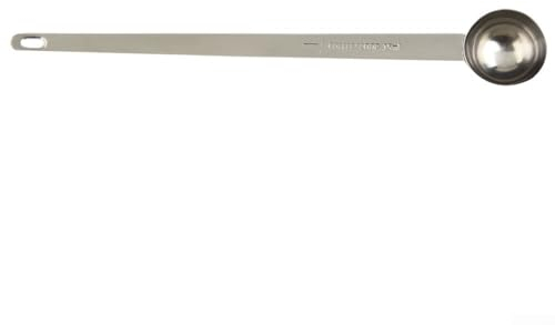 Ensemble de cuillères graduées en acier inoxydable pour mesurer le café, l'assaisonnement, la poudre de farine (15 ml)