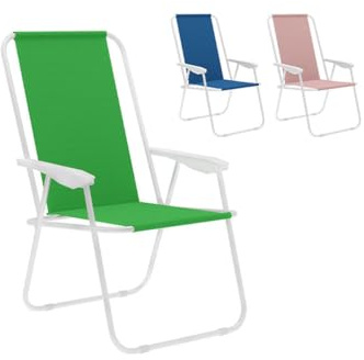 Marbueno Gepolsterte Campingstuhl 59 x 83 x 51 cm