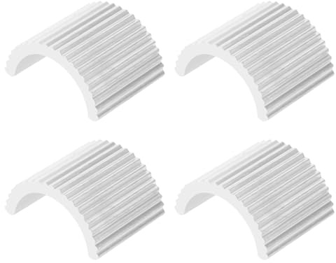 LT Easiyl 4 Pièces Cales de Guidon de Vélo en Alliage d'aluminium Entretoise de Guidon de Moto Rondelles de Conversion Joint de 28mm à 22mm Argent