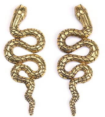 Schlangen Ohrringe für Frauen, Niedliche Schlangen-Ohrringe für Mädchen, Tierische Schlangen-Ohrstecker, Böhmisch Schlange Tropfen Ohrringe, Schlangenschmuck