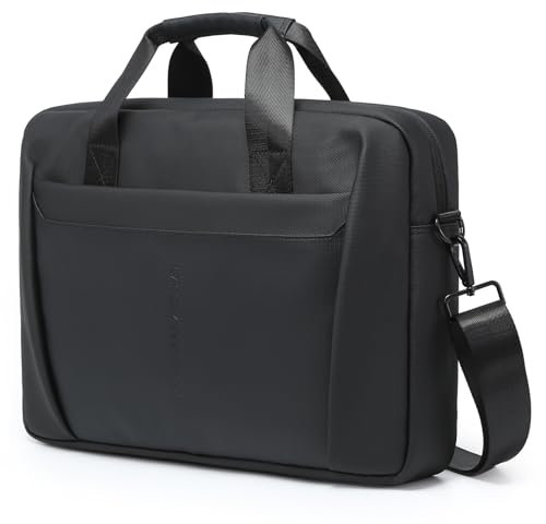 GAOCHY Borsa a Tracolla per Laptop da 13-14,5 Pollici, Borsa da Lavoro Resistente All'acqua, Compatibile con MacBook Pro 14, MacBook Air 13 M4/M3/M2 2025, Chromebook da 14 Pollici, IdeaPad, Nero