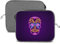 JZemdybill 14inch Laptop Case, Purple Neon Skull Snowflake Laptop Sleeve