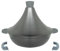 Tajine Tous Feux dont Induction - Plat Tajine Marocain 28cm Marmite tajine avec Couvercle en Aluminium antiadhésif - Gris