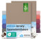etérea Jersey 2er Set Spannbettlaken 200x220cm Taupe bis 25 cm Höhe - 100% Baumwolle Spannbetttuch Oekotex - Bed Sheets mit Rundumgummi - Doppelpack Bettlaken 200x220 cm - Braun