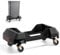 VEVOR Chariot à Poubelle 60/87 L Socle à Roulettes à Poubelles Minces, Capacité de Charge 90,1 kg, en Plastique Robuste, avec Roues Pivotantes, Roulement Doux et Silencieux, pour Transport des Déchets