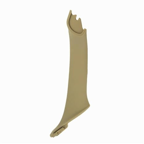Aptfkec Interior Door Handle Car Door Handle Car Left Right Inside Interior Handles Inner Door Panel Handle Pull Trim Cover for BMW 5 Series F10 F11(Beige (Right))