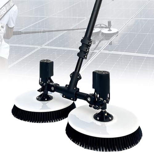 VNATWGOO Kit De Brosse De Nettoyage pour Panneaux PhotovoltaïQues, Outil De Nettoyage pour Moteur sans Balais De 480 W, 380 TR/Min,3.5m-MainsPower