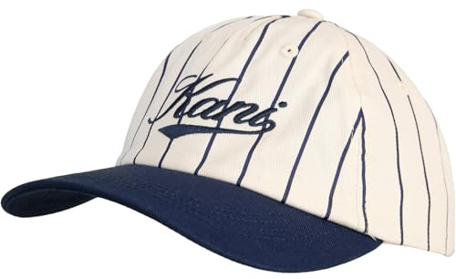 Karl Kani Cursive Varsity Pinstripe Baseball Cap