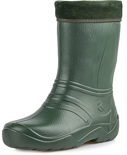 Ladeheid Stivali Donna in Eva con Calza Estraibile KL033 (Oliva, 38 EU)