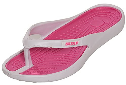 Ladies Surf Toe Post Flip Flop Pink UK6