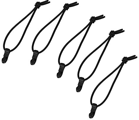 5pcs Cordon élastique Sangles D'arrimage élastique Crochet Boucle Sac à Dos Extérieur