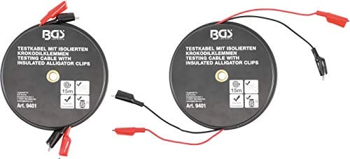 BGS 9401 | Krokodilklemmen-Kabelbox | 15 m | Multimeter Messleitungen Bananenstecker