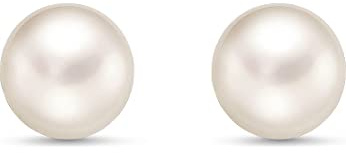 FAVS FAVS Damen-Ohrstecker 925er Silber rhodiniert Süßwasserperle