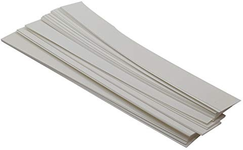 Bartovation Grade 1 Chromatography Paper 6 x 0.75 Inches for Laboratories, School, Pigment Separation and Experiments [Bag of 50 Strips]