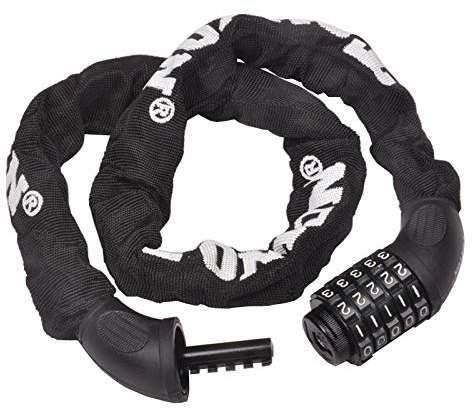 Vélo de montagne universel, moto électrique, verrou de chaîne repliable, serrure de porte de sécurité à 5 chiffres@UNE