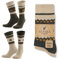 GoWith Alpaca Wool Socks for Men and Women, Unisex Thermal Crew Socks for Hiking, Work, Outdoor, Mod:3097, 2 Pairs