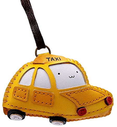 immi Anhänger Gelbes Taxi Taschenanhänger, liebevoll handgefertigt