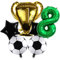 DIWULI Fussball Geburtstag 8 Jahre - Fussball Luftballons