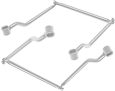 Satteltaschenhalter Universal Abstandhalter für Chopper und Cruiser SU2 Chrom