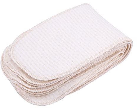 Couches pour bébé, 10 pièces/lot couche lavable en coton Respirable réutilisable et lavable Cotocouche Insert couche lavable pour bébé pour nourrisson de 0 à 2 ans