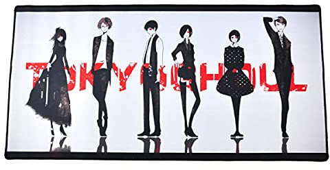 CosplayStudio Großes Tokyo Ghoul Gaming Mauspad | XXL Manga Tischauflage | 80x40cm