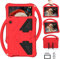 Tablet Case For Huawei MediaPad T3 10 9.6 Kids Friendly Lightweight Shockproof Cover with Handle Stand Tablet Red