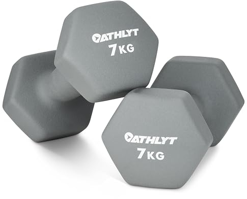 Athlyt - Neoprene Dumbbells - 2 x 7 kg