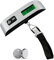 Nutabevr Digitale Kofferwaage,50kg /110 lb Elektronische Waage Tragbar Tasche Reisetasche Koffer Gepäck,hintergrundbeleuchtetes LCD-Display, Hängewaage für Koffer,Tara-Funktion - Schwarz