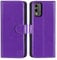 32nd Book Wallet PU Leather Case Cover for Nokia C32, Flip Case With RFID Blocking Card Slots, Magnetic Closure and Built In Stand - Purple