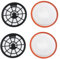 Ersatz-HEPA-Filter-Set, kompatibel mit Dirt Devil DD2650-1, DD2651-0, DD2651-1, DD2720 2620001, 2620002-2 Set