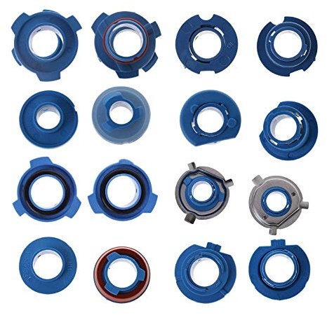 CAFFEN Scheinwerferadapter 2 stücke Scheinwerfer Lampensockel Adapter Sockel Halter 880/HB4/HB3/H11/H7/H4/H3/H1 for Auto Halogen Scheinwerfer Scheinwerfer Birnenhalter Adapter (Color : H11)