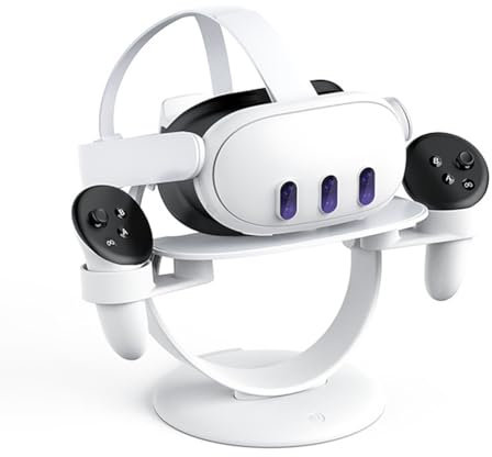 JDXFENG VR-Headset-Halterung for Meta/Oculus Quest 3 VR-Zubehör VR-Headset-Touch-Controller Display-Ständer platzsparendes Design Montagestation einfache Installation for Meta/Oculus Quest 3