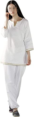 Zen-Meditationsanzug, Tai-Chi-Uniform, Chinesische Kung-Fu-Kleidung, Baumwoll-Kampfsportanzug, Geeignet Für Frauen 23.4.21
